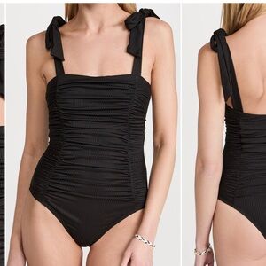 MinkPink Constance ruched swimsuit size M